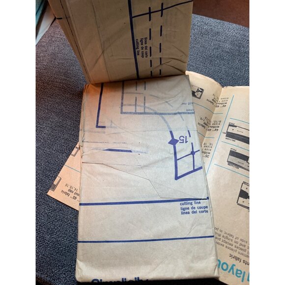 Simplicity 9285 Vintage Sewing Pattern Miss Size 12 Dress Pants 1970s uncut - Picture 4 of 5